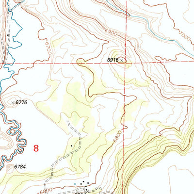 United States Geological Survey Springerville, AZ (1997, 24000-Scale) digital map