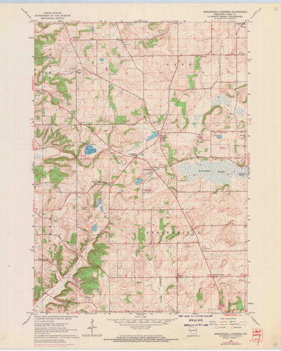 United States Geological Survey Springfield Corners, WI (1962, 24000-Scale) digital map