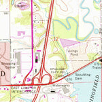 United States Geological Survey Springfield East, IL (1965, 24000-Scale) digital map
