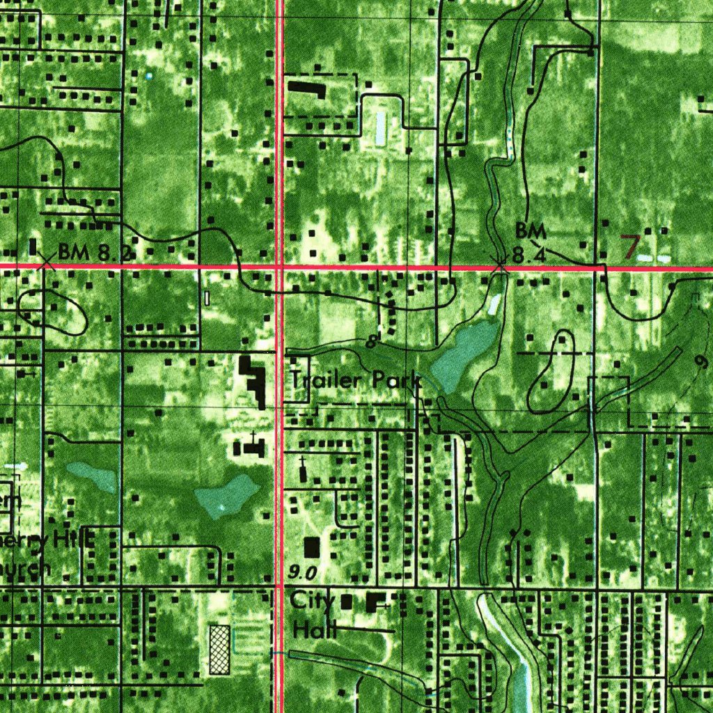 Springfield, FL (1982, 24000-Scale) Map by United States Geological ...