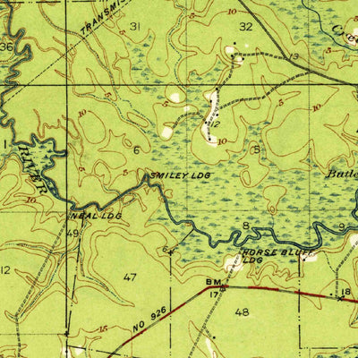 United States Geological Survey Springfield, LA (1934, 62500-Scale) digital map