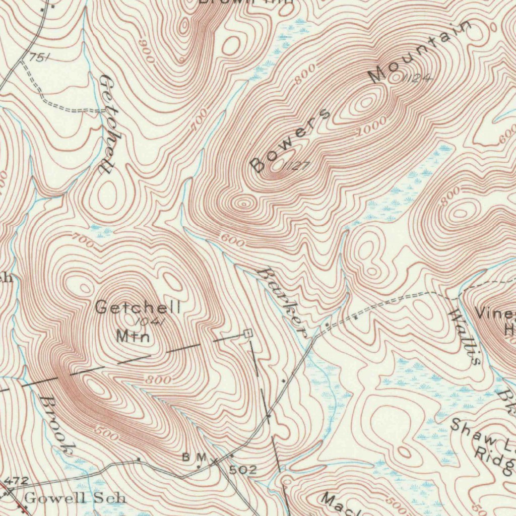 Springfield, ME (1931, 62500-Scale) Map by United States Geological ...