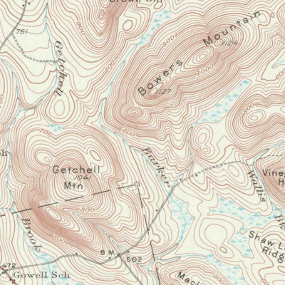 United States Geological Survey Springfield, ME (1931, 62500-Scale) digital map