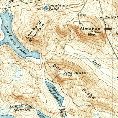 United States Geological Survey Springfield, ME (1934, 62500-Scale) digital map