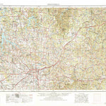 United States Geological Survey Springfield, MO (1954, 250000-Scale) digital map