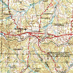 United States Geological Survey Springfield, MO (1954, 250000-Scale) digital map