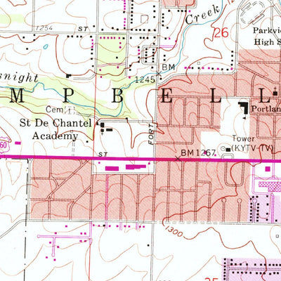 United States Geological Survey Springfield, MO (1960, 24000-Scale) digital map