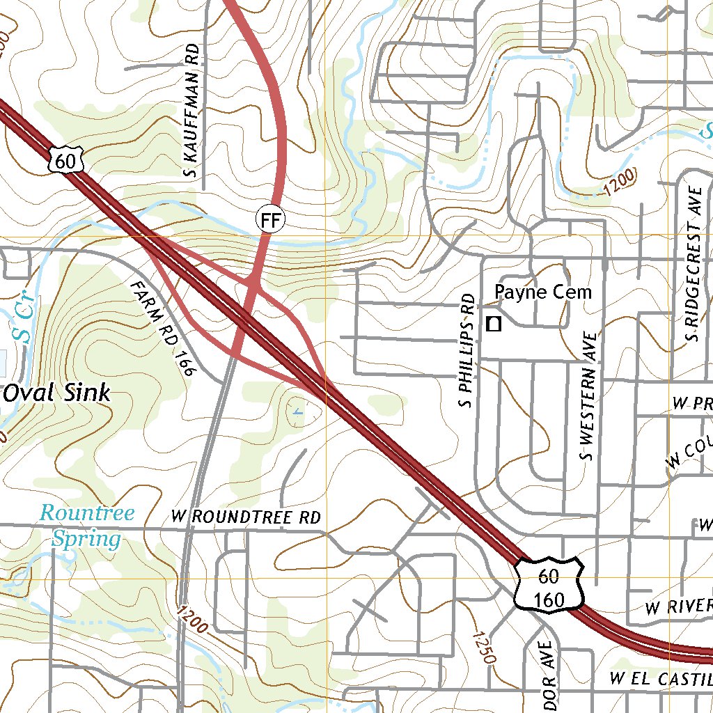 Springfield, MO (2021, 24000-Scale) Map by United States Geological ...