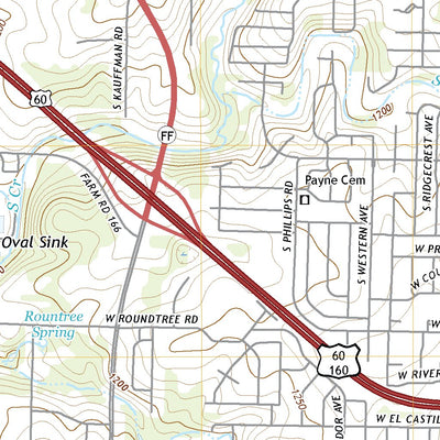 United States Geological Survey Springfield, MO (2021, 24000-Scale) digital map