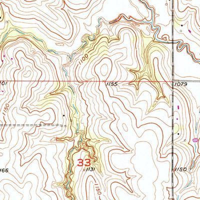 United States Geological Survey Springfield, NE (1956, 24000-Scale) digital map