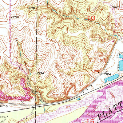 United States Geological Survey Springfield, NE (1956, 24000-Scale) digital map