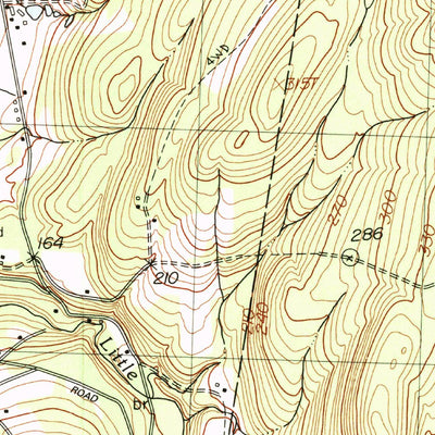 United States Geological Survey Springfield, NH-VT (1984, 25000-Scale) digital map
