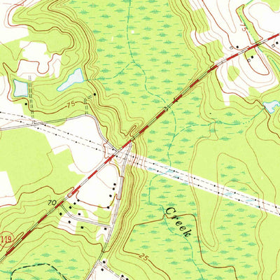 United States Geological Survey Springfield North, GA (1978, 24000-Scale) digital map