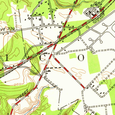 United States Geological Survey Springfield North, MA (1946, 24000-Scale) digital map