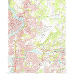 United States Geological Survey Springfield North, MA (1972, 24000-Scale) digital map
