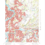United States Geological Survey Springfield North, MA (1972, 25000-Scale) digital map