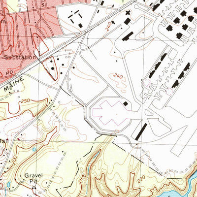 United States Geological Survey Springfield North, MA (1972, 25000-Scale) digital map