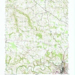 United States Geological Survey Springfield North, TN (1952, 24000-Scale) digital map