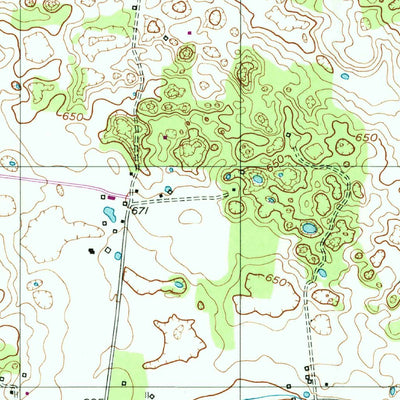 United States Geological Survey Springfield North, TN (1952, 24000-Scale) digital map
