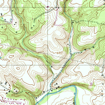United States Geological Survey Springfield North, TN (1952, 24000-Scale) digital map