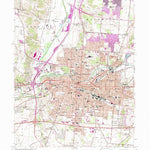 United States Geological Survey Springfield, OH (1966, 24000-Scale) digital map