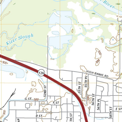 United States Geological Survey Springfield, OR (2020, 24000-Scale) digital map
