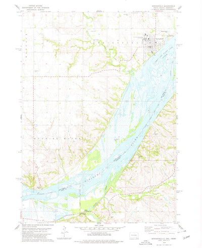 United States Geological Survey Springfield, SD-NE (1978, 24000-Scale) digital map