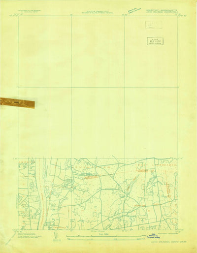 United States Geological Survey Springfield South, MA-CT (1928, 24000-Scale) digital map