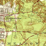 United States Geological Survey Springfield South, MA-CT (1939, 31680-Scale) digital map