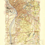 United States Geological Survey Springfield South, MA-CT (1946, 31680-Scale) digital map