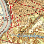 United States Geological Survey Springfield South, MA-CT (1946, 31680-Scale) digital map