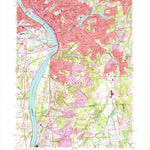 United States Geological Survey Springfield South, MA-CT (1958, 24000-Scale) digital map