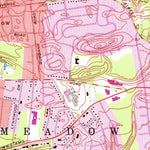 United States Geological Survey Springfield South, MA-CT (1958, 24000-Scale) digital map