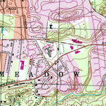 United States Geological Survey Springfield South, MA-CT (1958, 25000-Scale) digital map