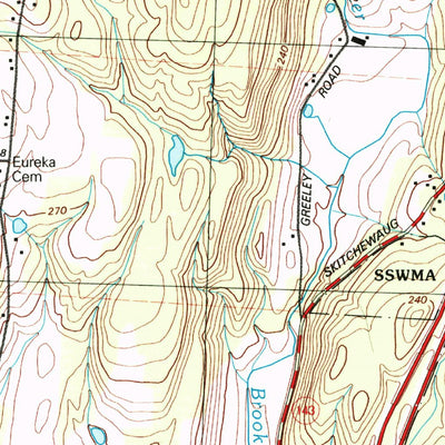 United States Geological Survey Springfield, VT-NH (1998, 24000-Scale) digital map