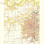 United States Geological Survey Springfield West, IL (1950, 24000-Scale) digital map