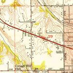 United States Geological Survey Springfield West, IL (1950, 24000-Scale) digital map
