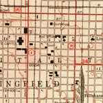 United States Geological Survey Springfield West, IL (1950, 24000-Scale) digital map