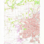United States Geological Survey Springfield West, IL (1965, 24000-Scale) digital map