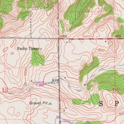 United States Geological Survey Springfield, WI (1960, 24000-Scale) digital map
