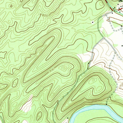 United States Geological Survey Springfield, WV (1973, 24000-Scale) digital map