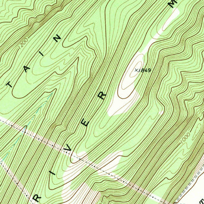 United States Geological Survey Springfield, WV (1973, 24000-Scale) digital map