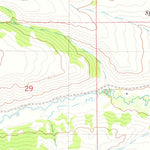 United States Geological Survey Springman Creek, WY (1980, 24000-Scale) digital map