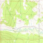 United States Geological Survey Springman Creek, WY (1980, 24000-Scale) digital map