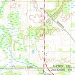 United States Geological Survey Springport, MI (1981, 24000-Scale) digital map