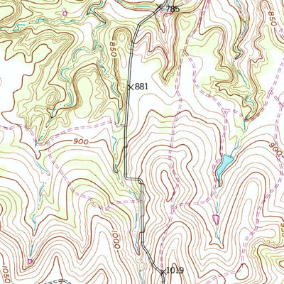 United States Geological Survey Springtown SE, TX (1955, 24000-Scale) digital map