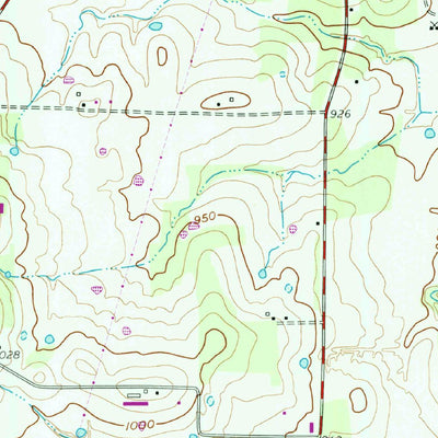 United States Geological Survey Springtown, TX (1958, 24000-Scale) digital map
