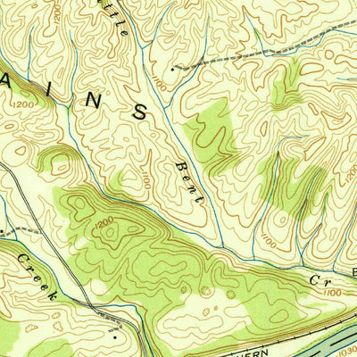 United States Geological Survey Springvale, TN (1939, 24000-Scale) digital map