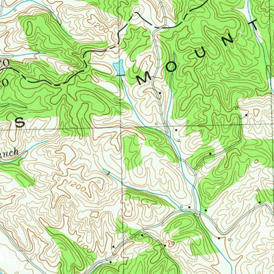 United States Geological Survey Springvale, TN (1980, 24000-Scale) digital map