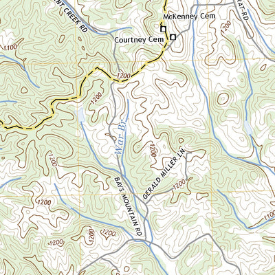 United States Geological Survey Springvale, TN (2022, 24000-Scale) digital map